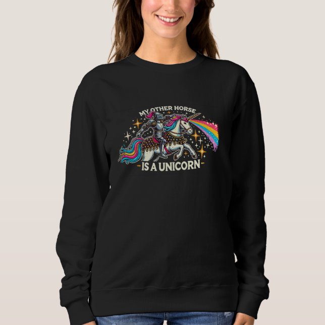 Sudadera Jousting Knight Ejército de Renacimiento Medieval  (Anverso)