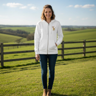 Sudadera Joven burro con ojos azules