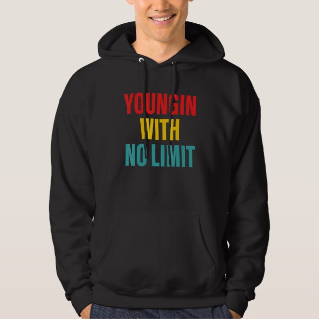 Sudadera Joven con Ropa Sin Límite (Anverso)