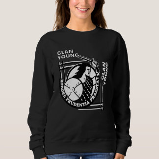 Sudadera Joven espadachín del lema gaélico del clan