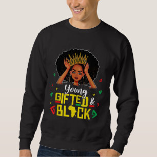 Sudadera Joven Gifado Y Chica Negro Funny Melanin Queen Gi