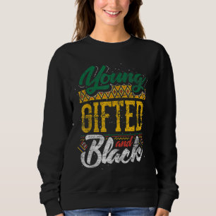 Sudadera Joven Gifted Y Negro Mes De Historia Negra African