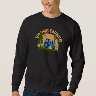 Sudadera Joven Granjero Granja Local Joven Granjero