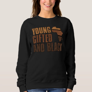 Sudadera Joven negra y chica Reina de melanina Chicas Niños