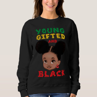 Sudadera Joven negro y niña negra africana negra pequeña