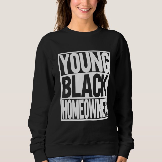 Sudadera Joven propietario negro (Anverso)