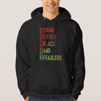 Sudadera Joven, talentoso, negro, intrépido un tributo a Am