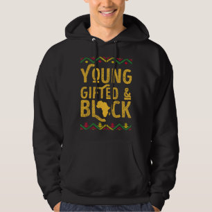 Sudadera Joven y negro Historia negra afroamericana 