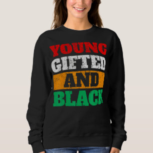 Sudadera Jóvenes De Edad Y Orgullo Negro Africano Mon De Hi