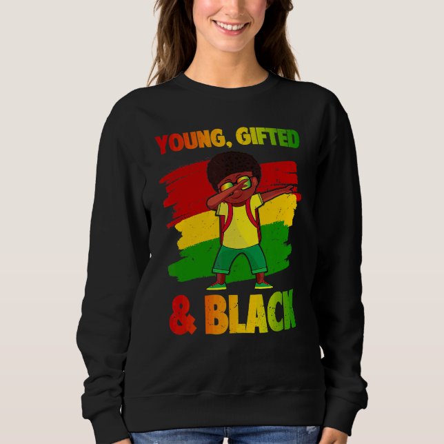 Sudadera Jóvenes de educación e historia negra Mes de histo (Anverso)