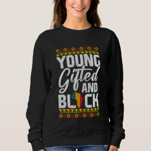 Sudadera Jóvenes Gifados Y Orgullo Negro Africano Historia