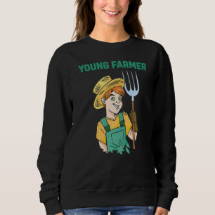 Sudadera Jóvenes granjeros Granjas Yard Tractor Cosecha Agr