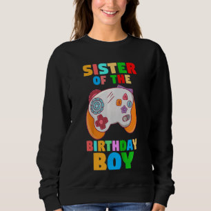 Sudadera Jóvenes Hermanas Del Jugador De Videojuegos Birthd