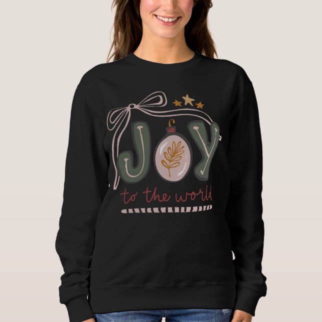 Sudadera Joy to the world shirt (Anverso)
