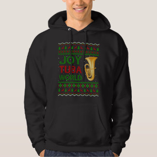 Sudadera Joy Tuba World Music Lover Xmas regalo Tuba Feo Ch