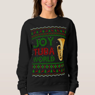 Sudadera Joy Tuba World Music Lover Xmas regalo Tuba Feo Ch