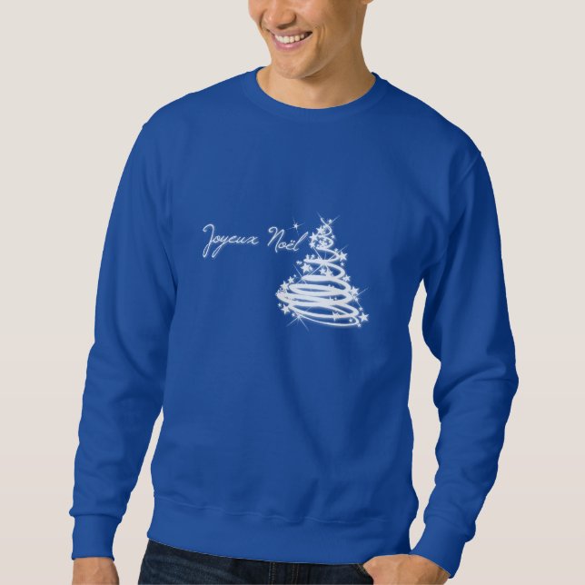 Sudadera Joyeux Noël con árbol de Navidad (Anverso)