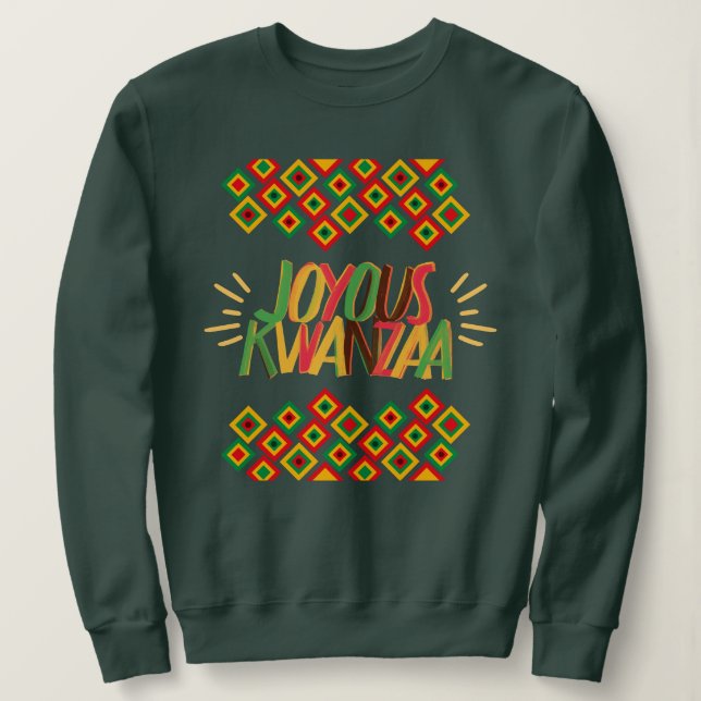 Sudadera Joyous KWANZAA (Anverso del diseño)
