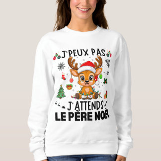 Sudadera J'Peux Pas J'Attends Le Père Noël
