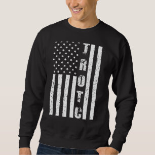 Sudadera Jrotc Us Junior Rotc Bandera Estadounidense En Pro