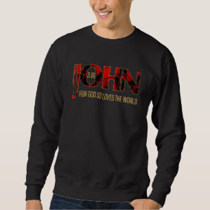 Sudadera Juan 316 Por Dios tan amado el mundo cristiano