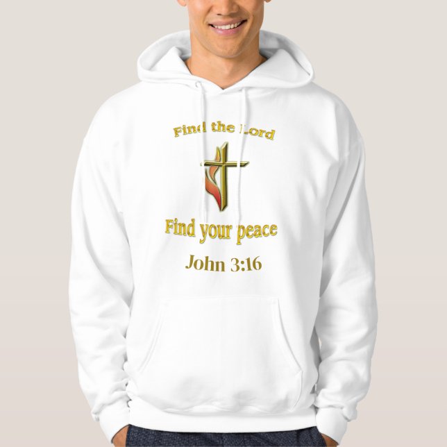 Sudadera Juan 3:16 (Anverso)