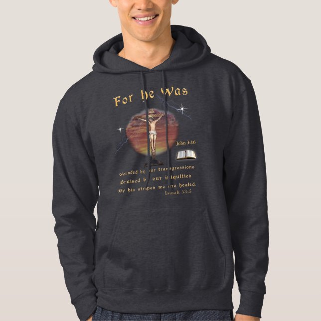 Sudadera Juan 3:16 (Anverso)