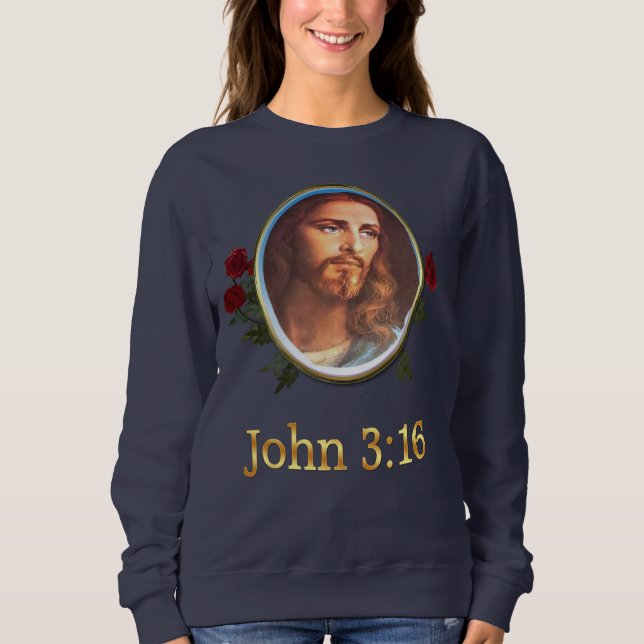 Sudadera Juan 3:16 (Anverso)