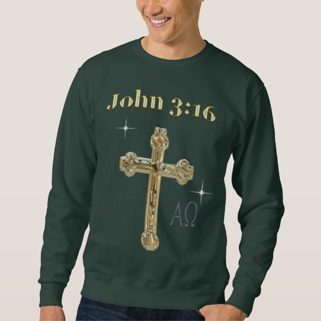 Sudadera Juan 3:16 (Anverso)