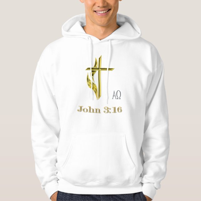Sudadera Juan 3:16 (Anverso)