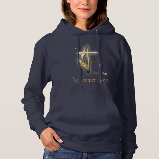 Sudadera Juan 3:16 (Anverso)