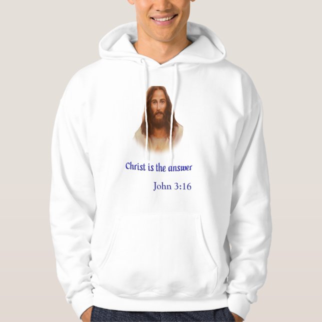 Sudadera Juan 3:16 (Anverso)