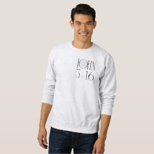 Sudadera Juan 3:16 Versículo de la Biblia
