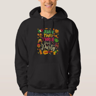 Sudadera Juan two three time to party  mexican cinco de may