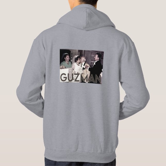 Sudadera JUAN Y JUANITA GUZMAN Aniversario - Hoodie masculi (Reverso)