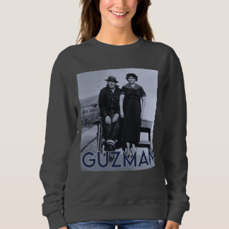 Sudadera JUAN y JUANITA sobre las mujeres con puesta de sol