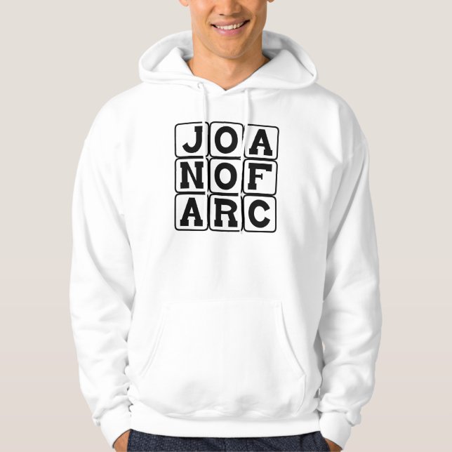 Sudadera Juana de Arco, Santa y Mártir (Anverso)
