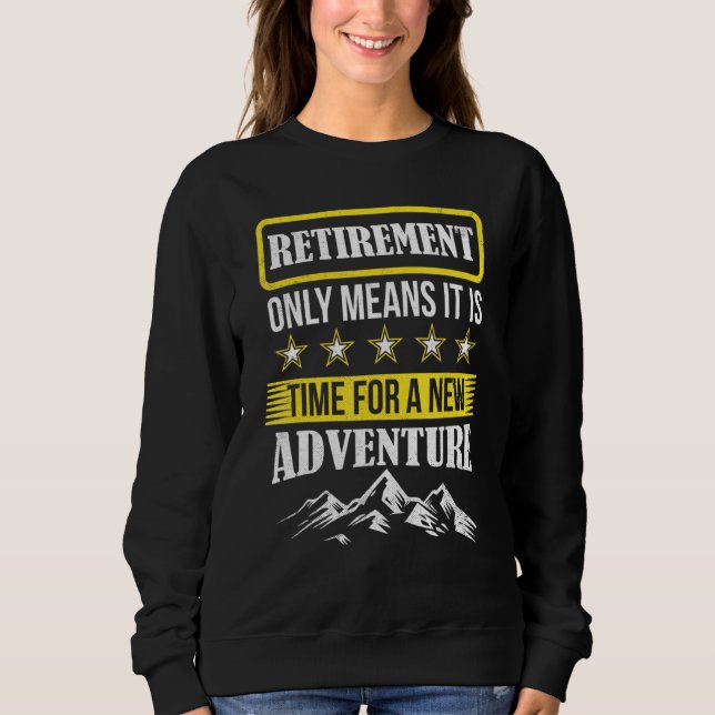 Sudadera Jubilación Adventure Mountain Traveller Camper Sen (Anverso)