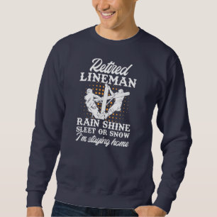 Sudadera Jubilación de Lineman Lineworker para Hombres Jubi