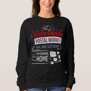 Sudadera Jubilación de Mailman, trabajador postal retirado