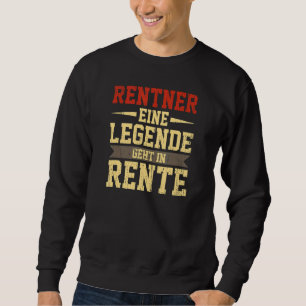 Sudadera Jubilación De Pensionista Bin Im Ein Legend Für Re