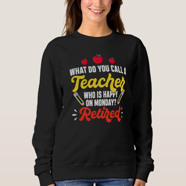 Sudadera Jubilación de Profesores Profesor Jubilado (Anverso)