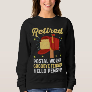 Sudadera Jubilación del cartero Trabajador postal jubilado