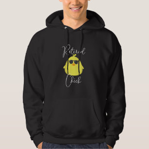 Sudadera Jubilación divertida de gafas de sol de polluelo r