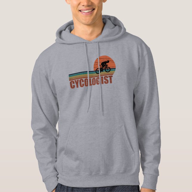 Sudadera Jubilación Divertida en Ciclismo - Cicologista Vin (Anverso)