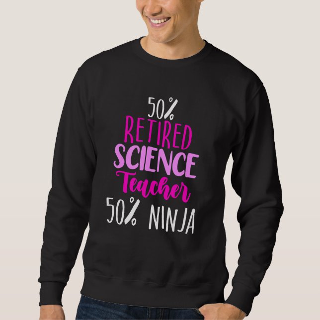 Sudadera Jubilación escolar de profesores de ciencias jubil (Anverso)