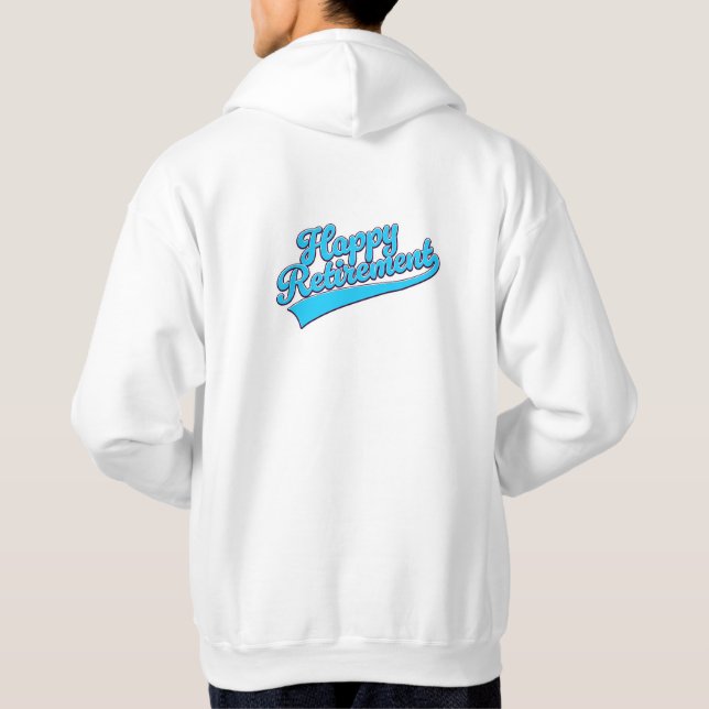 Sudadera Jubilación Feliz edición Azul (Reverso)