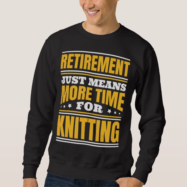 Sudadera Jubilación Más Tiempo Para El Punto (Anverso)