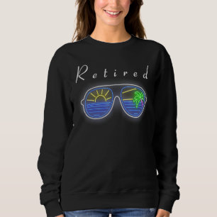Sudadera Jubilación Padres Día del Océano Sol Gafas de sol 