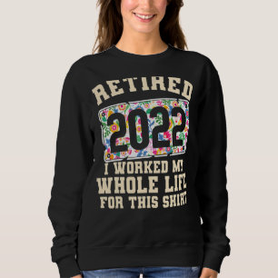 Sudadera Jubilación Retirada 2022 Para Mujeres Flor Cuta